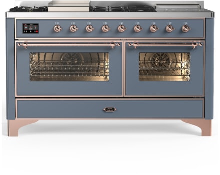 Ilve Majestic III Collection UM60FSNR3BGPLP - Majestic III 60 inch Dual Fuel Range
