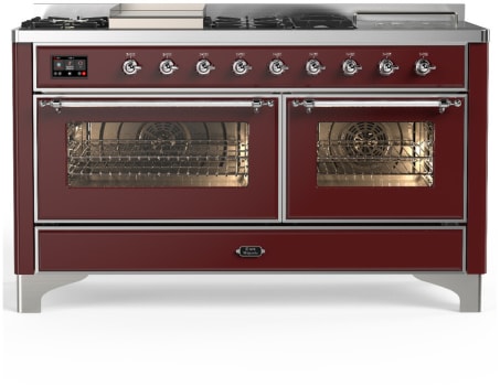 Ilve Majestic III Collection UM60FSNR3BUC - Majestic III 60 inch Dual Fuel Range