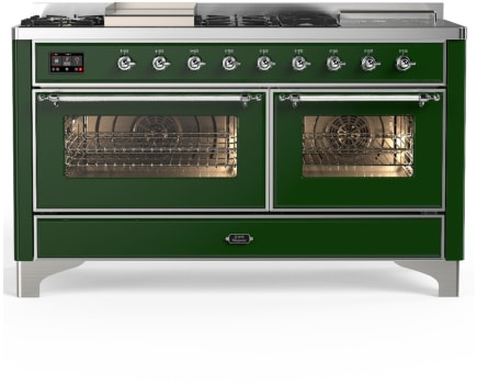 Ilve Majestic III Collection UM60FSNR3EGCLP - Majestic III 60 inch Dual Fuel Range