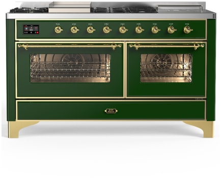 Ilve Majestic III Collection UM60FSNR3EGGLP - Majestic III 60 inch Dual Fuel Range