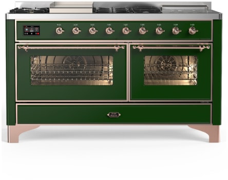 Ilve Majestic III Collection UM60FSNR3EGPLP - Majestic III 60 inch Dual Fuel Range