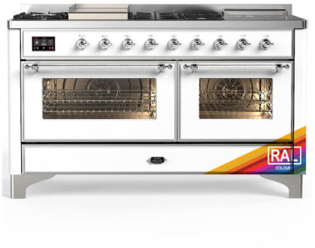 Ilve Majestic III Collection UM60FSNR3RAC - Majestic III 60 inch Dual Fuel Range
