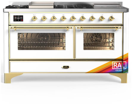Ilve Majestic III Collection UM60FSNR3RAG - Majestic III 60 inch Dual Fuel Range