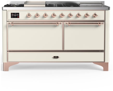 Ilve Majestic III Collection UM60FSQNR3AWPLP - Majestic III 60 inch Dual Fuel Range