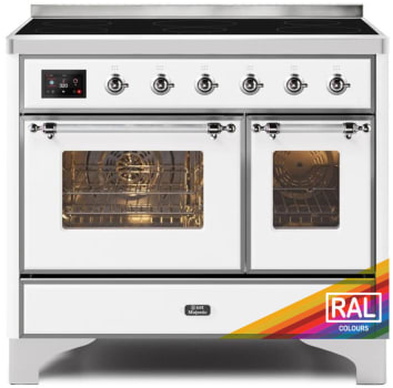 Ilve Majestic II Collection UMDI10NS3RAC - 40 Inch Freestanding Induction Range in Front View