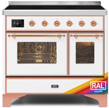 Ilve Majestic II Collection UMDI10NS3RAP - 40 Inch Freestanding Induction Range in Front View