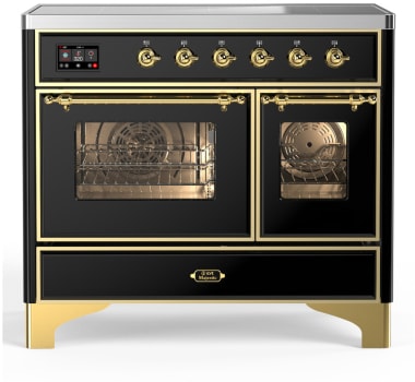 Ilve Majestic III Collection UMDIB40NR3BKG - 40 Inch Induction Range with 6 Induction Elements