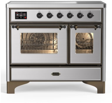 Ilve Majestic III Collection UMDIB40NR3SSB - 40 Inch Induction Range with 6 Induction Elements