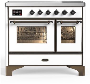 Ilve Majestic III Collection UMDIB40NR3WHB - 40 Inch Induction Range with 6 Induction Elements