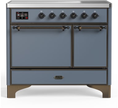 Ilve Majestic III Collection UMDIB40QNR3BGB - 40 Inch Induction Range with 6 Induction Elements