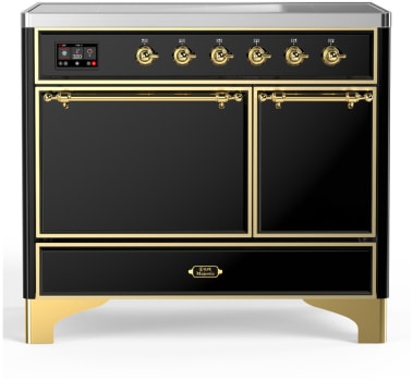 Ilve Majestic III Collection UMDIB40QNR3BKG - 40 Inch Induction Range with 6 Induction Elements