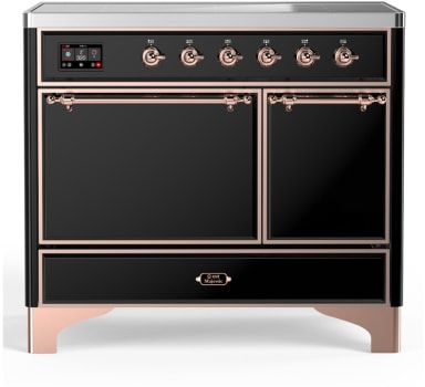 Ilve Majestic III Collection UMDIB40QNR3BKP - 40 Inch Induction Range with 6 Induction Elements