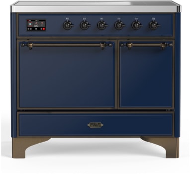 Ilve Majestic III Collection UMDIB40QNR3MBB - 40 Inch Induction Range with 6 Induction Elements