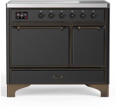 Ilve Majestic III Collection UMDIB40QNR3MGB - 40 Inch Induction Range with 6 Induction Elements