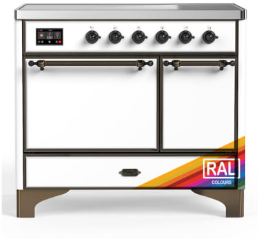 Ilve Majestic III Collection UMDIB40QNR3RAB - 40 Inch Induction Range with 6 Induction Elements