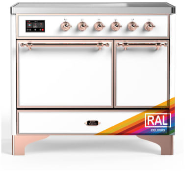 Ilve Majestic III Collection UMDIB40QNR3RAP - 40 Inch Induction Range with 6 Induction Elements