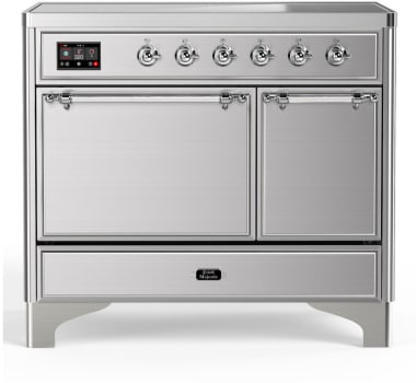 Ilve Majestic III Collection UMDIB40QNR3SSC - 40 Inch Induction Range with 6 Induction Elements