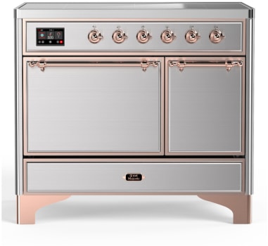 Ilve Majestic III Collection UMDIB40QNR3SSP - 40 Inch Induction Range with 6 Induction Elements