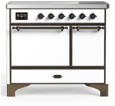 Ilve Majestic III Collection UMDIB40QNR3WHB - 40 Inch Induction Range with 6 Induction Elements