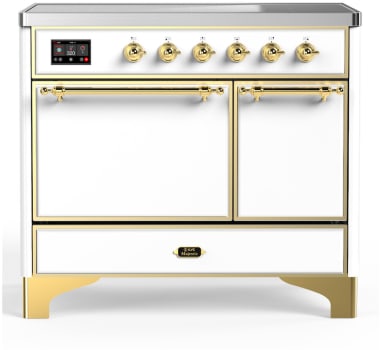 Ilve Majestic III Collection UMDIB40QNR3WHG - 40 Inch Induction Range with 6 Induction Elements