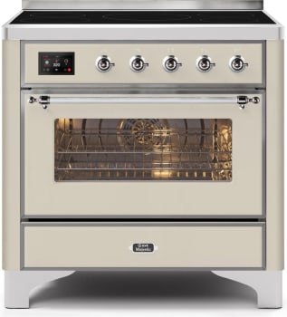 Ilve Majestic II Collection UMI09NS3AWC - 36 Inch Freestanding Induction Range