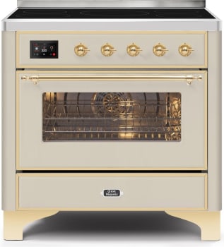 Ilve Majestic II Collection UMI09NS3AWG - 36 Inch Freestanding Induction Range