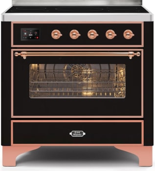 Ilve Majestic II Collection UMI09NS3BKP - 36 Inch Freestanding Induction Range