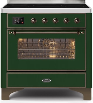 Ilve Majestic II Collection UMI09NS3EGB - 36 Inch Freestanding Induction Range