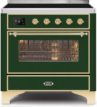 Ilve Majestic II Collection UMI09NS3EGG - 36 Inch Freestanding Induction Range