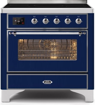Ilve Majestic II Collection UMI09NS3MBC - 36 Inch Freestanding Induction Range