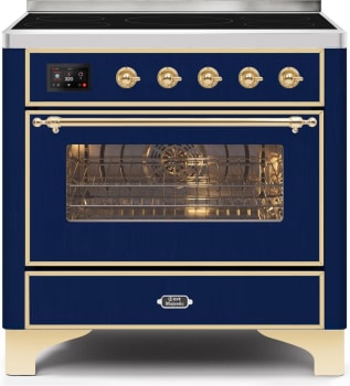 Ilve Majestic II Collection UMI09NS3MBG - 36 Inch Freestanding Induction Range