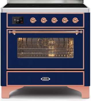 Ilve Majestic II Collection UMI09NS3MBP - 36 Inch Freestanding Induction Range