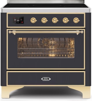 Ilve Majestic II Collection UMI09NS3MGG - 36 Inch Freestanding Induction Range