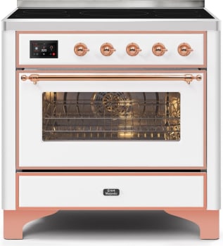 Ilve Majestic II Collection UMI09NS3WHP - 36 Inch Freestanding Induction Range