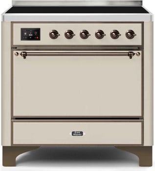 Ilve Majestic II Collection UMI09QNS3AWB - 36 Inch Freestanding Induction Range