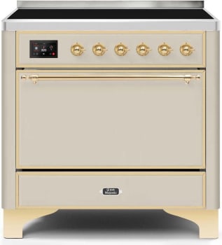 Ilve Majestic II Collection UMI09QNS3AWG - 36 Inch Freestanding Induction Range