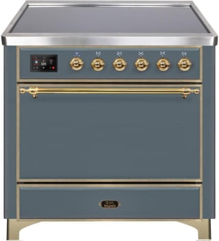 Ilve Majestic II Collection UMI09QNS3BGG - 36 Inch Freestanding Induction Range