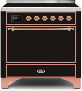 Ilve Majestic II Collection UMI09QNS3BKP - 36 Inch Freestanding Induction Range