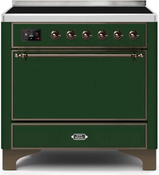 Ilve Majestic II Collection UMI09QNS3EGB - 36 Inch Freestanding Induction Range