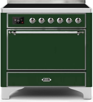Ilve Majestic II Collection UMI09QNS3EGC - 36 Inch Freestanding Induction Range
