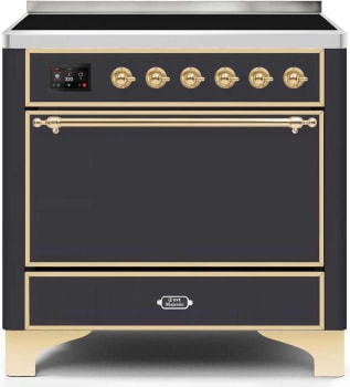 Ilve Majestic II Collection UMI09QNS3MGG - 36 Inch Freestanding Induction Range