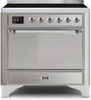 Ilve Majestic II Collection UMI09QNS3SSC - 36 Inch Freestanding Induction Range
