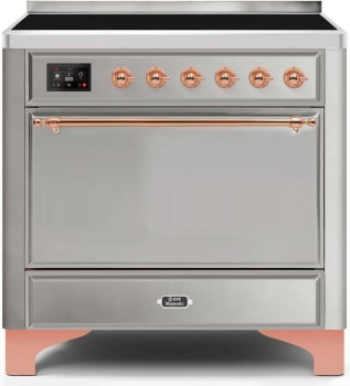 Ilve Majestic II Collection UMI09QNS3SSP - 36 Inch Freestanding Induction Range