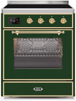 induction range cookers with pyrolytic cleaning