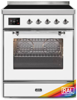 Ilve Majestic II Collection UMI30NE3RAC - 30 Inch Freestanding Induction Range in Front View