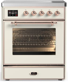 Ilve Majestic III Collection UMIB30NR3AWP - 30 Inch Induction Range with 4 Induction Elements
