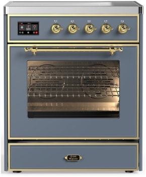 Ilve Majestic III Collection UMIB30NR3BGG - 30 Inch Induction Range with 4 Induction Elements