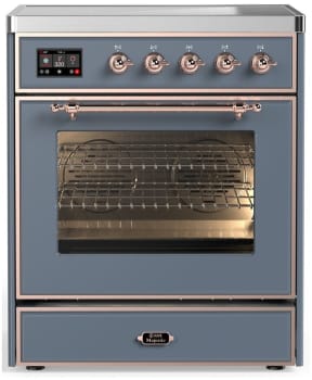Ilve Majestic III Collection UMIB30NR3BGP - 30 Inch Induction Range with 4 Induction Elements