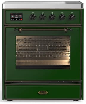 Ilve Majestic III Collection UMIB30NR3EGB - 30 Inch Induction Range with 4 Induction Elements