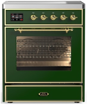 Ilve Majestic III Collection UMIB30NR3EGG - 30 Inch Induction Range with 4 Induction Elements